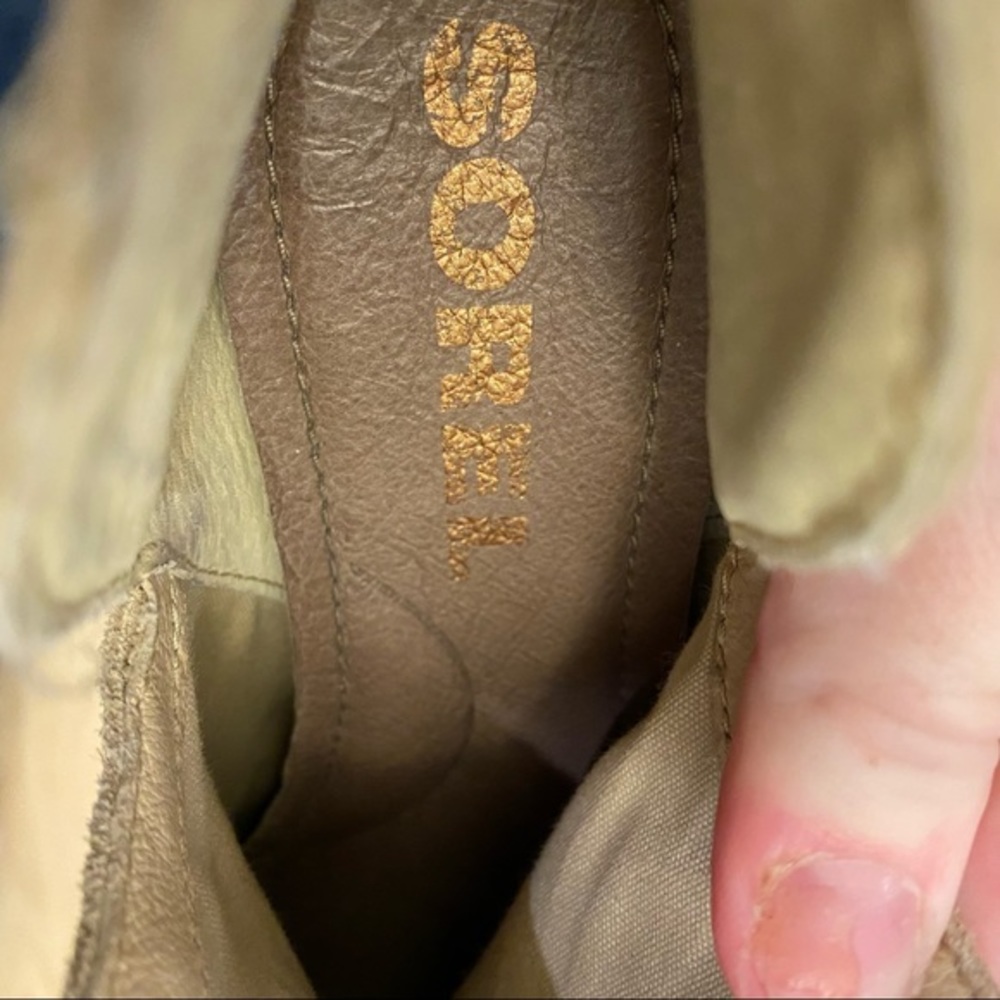 Sorel Beige Suede Ankle Booties - Picture 8 of 11
